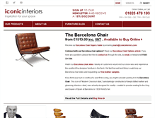 Tablet Screenshot of iconicinteriors.com